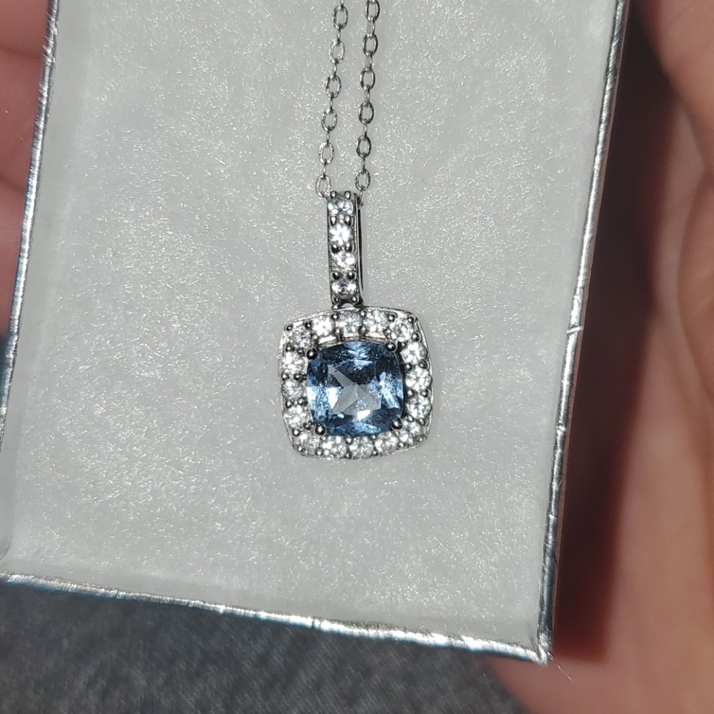 Aquamarine necklace